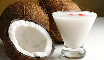 batida de leite de coco