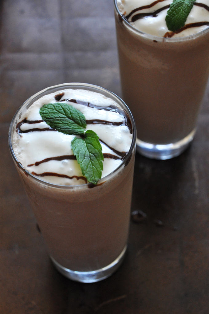 coffe mint frappe