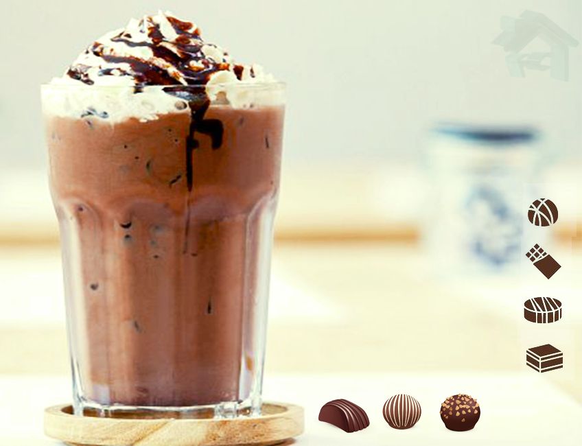 milkshake de chocolate