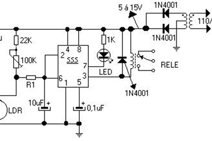 rele fotoeletrico 555