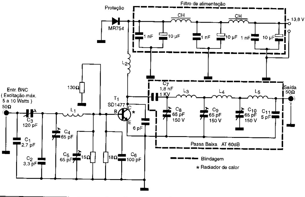 amplificador rf 100W 02