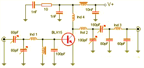 amplificador rf 150W