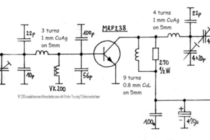 amplificador rf 20W