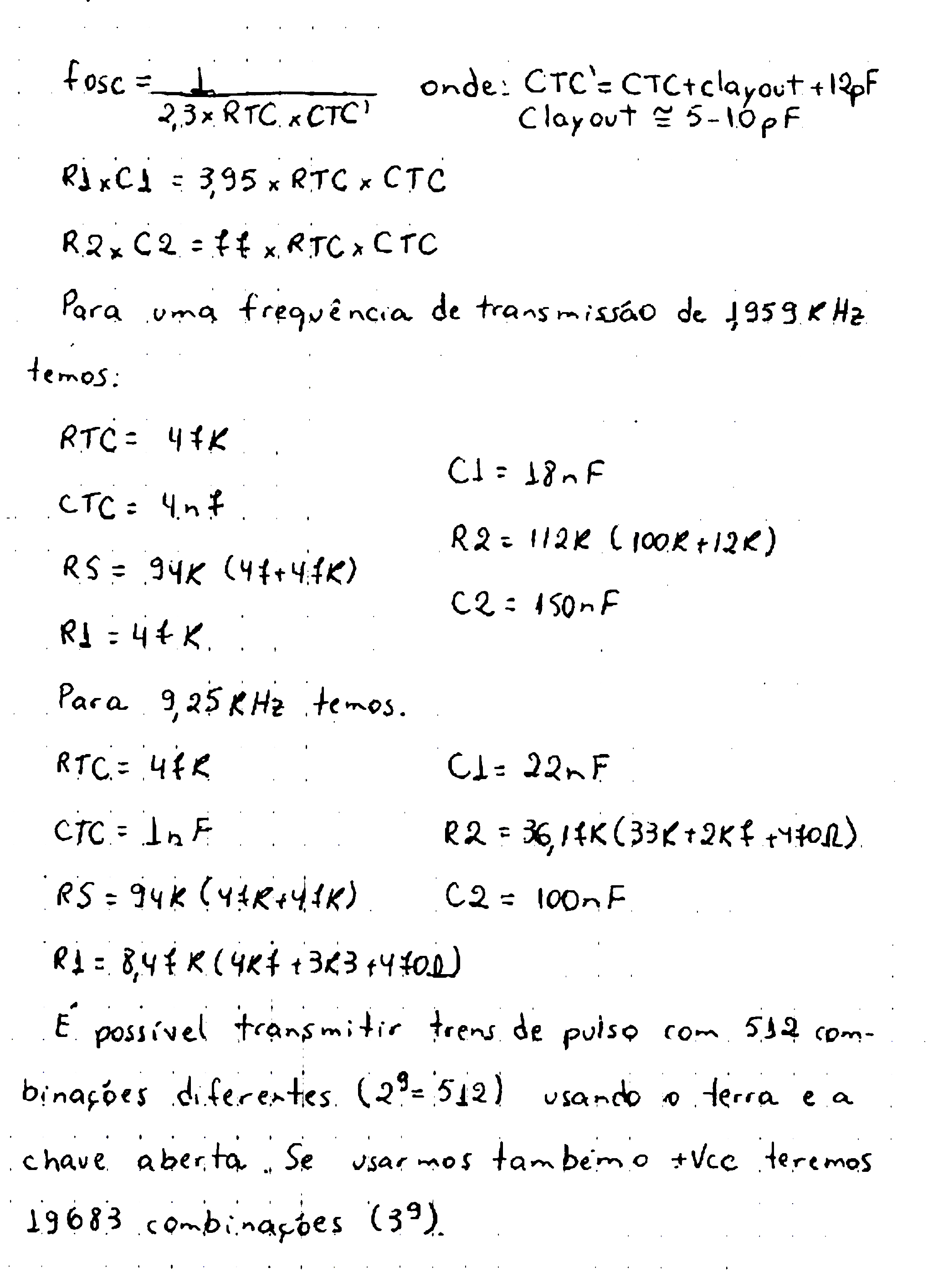 controle remoto codificador 01