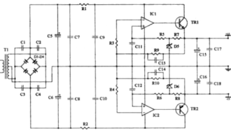 fonte simetrica 15V 0A5 01
