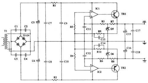 fonte simetrica 15V 0A5 01