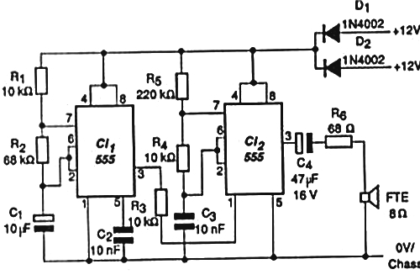 indicador audivel seta