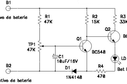 indicador batera fraca