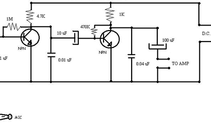 microfone pre amp