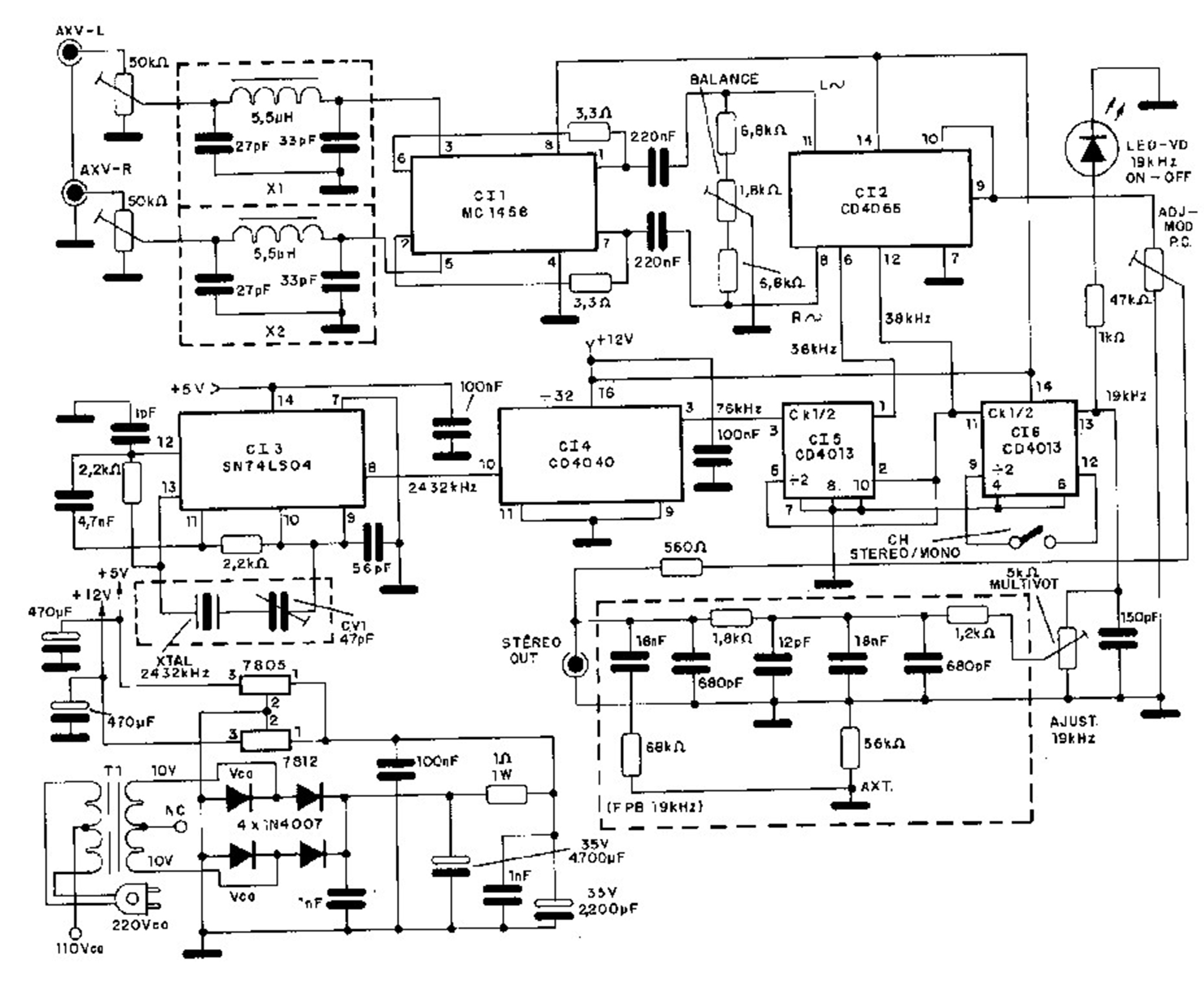 multiplex stereo