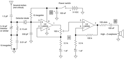 receptor fm lm386