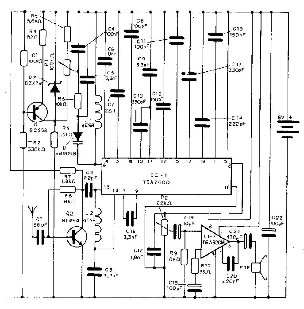 receptor fm tda7000