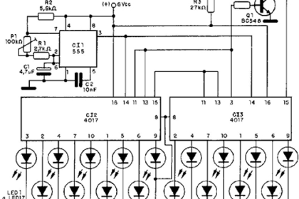 sequencial 17 leds