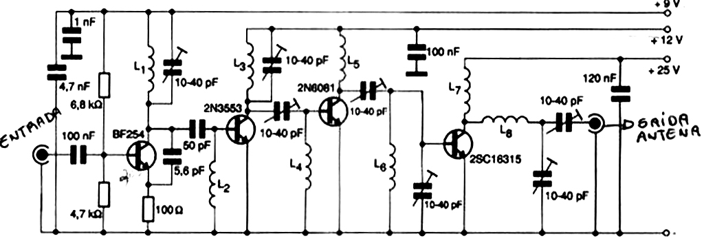 transmissor fm 250W