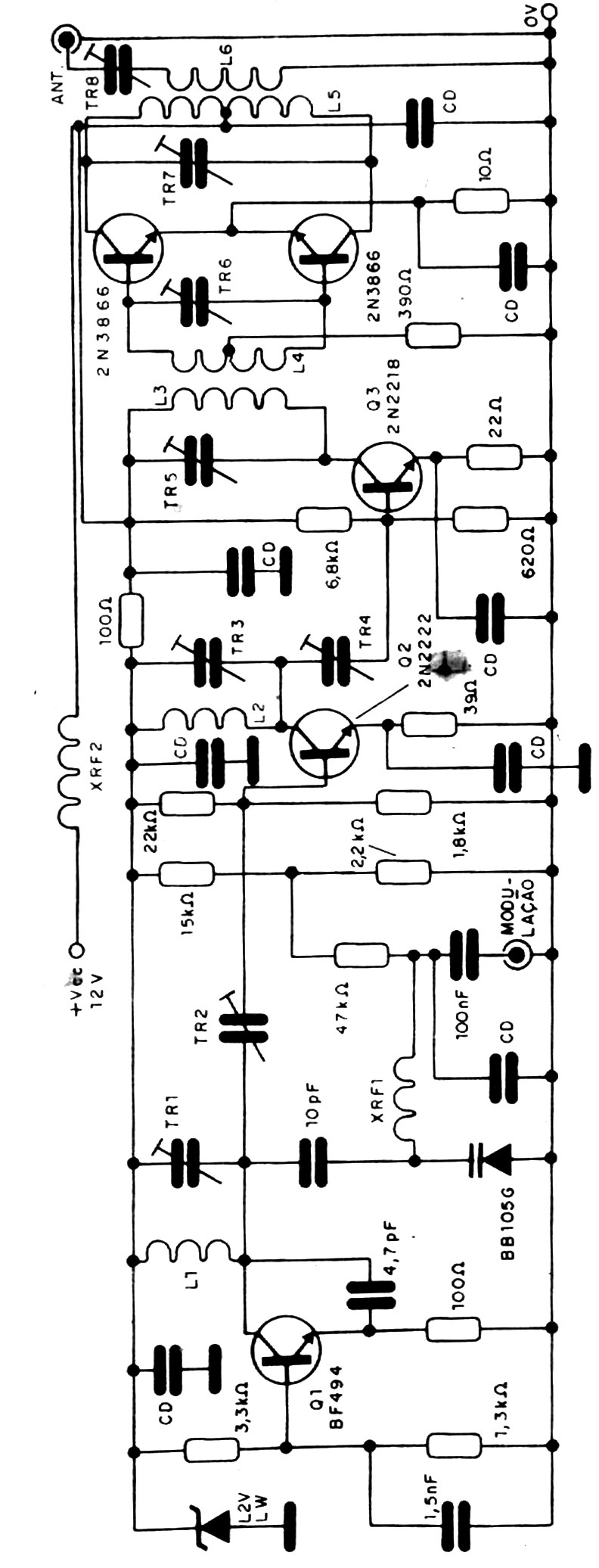 transmissor fm 5W