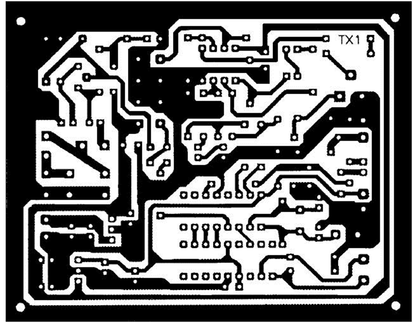 transmissor fm pll 1W 02